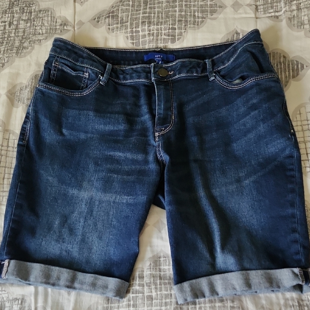 Blue Denim Shorts